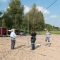 Yagi replacement part two. From L to R: Hendrik, Toine and Joop. Tnx to PF5X (Enno) for the yagi donation. This yagi was used many years ago during a DX-pedition at Kingman Reef - PA3DYA ©